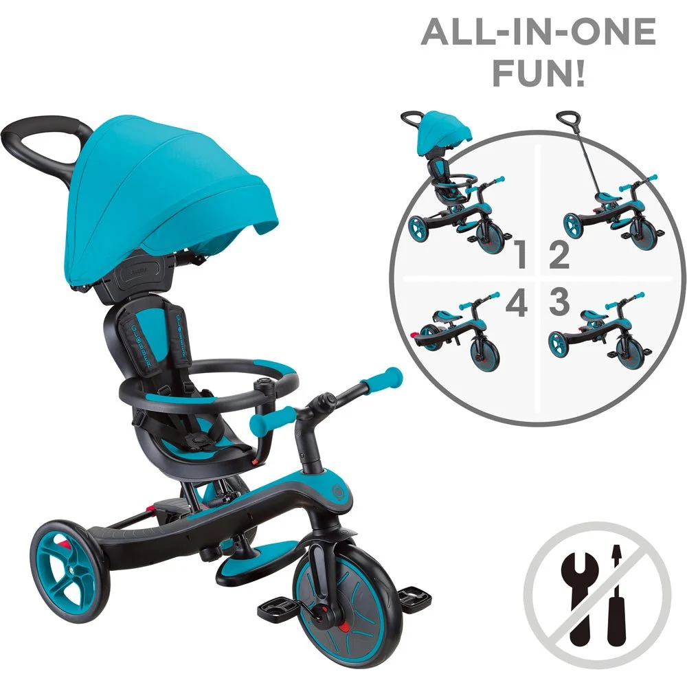 GLOBBER Explorer Trike 4 in 1 Teal — Bike - Image 2