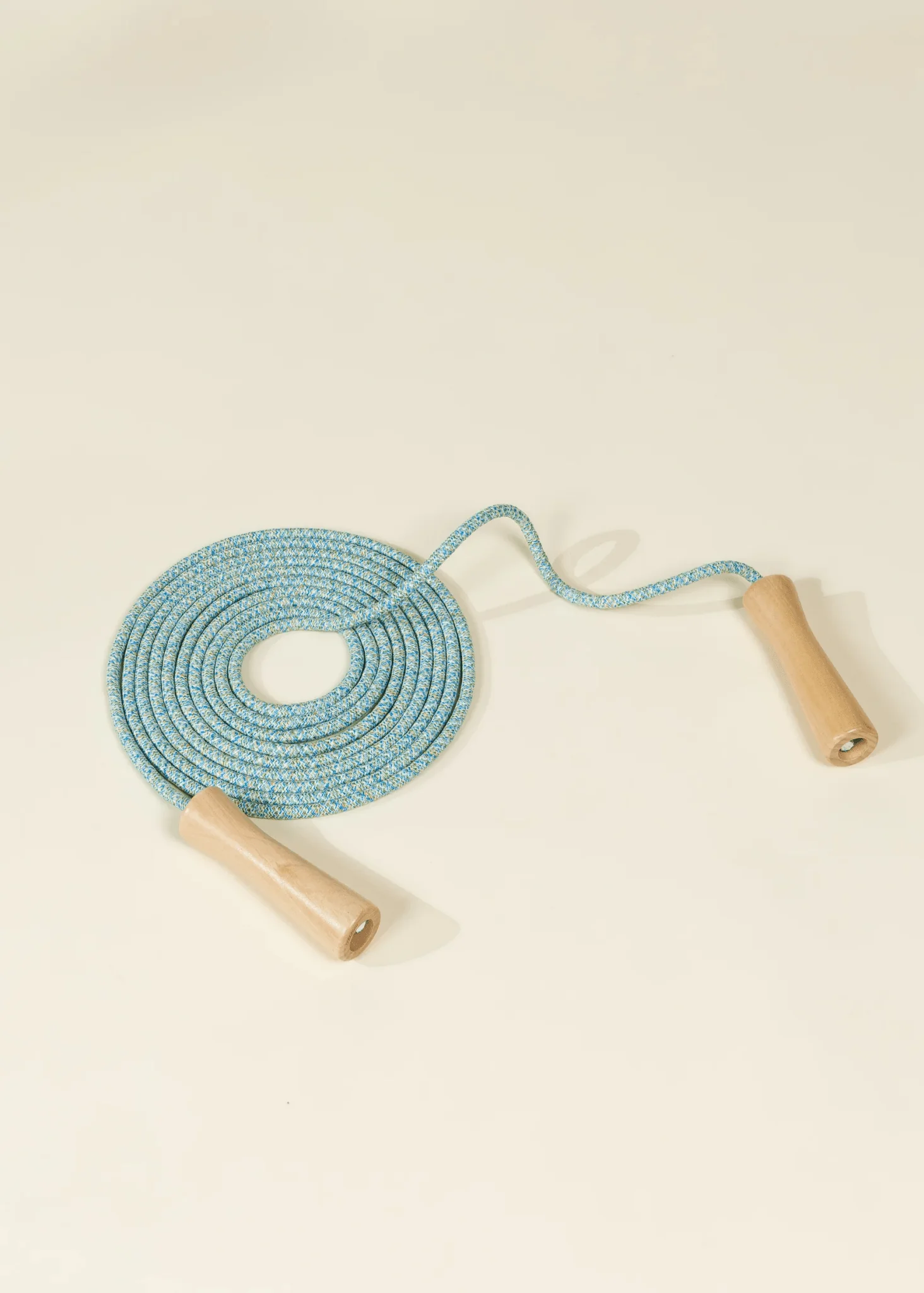 Coco Village Extra-Long Wooden Handle Skipping Rope – Ocean Twist — Box - Image 2