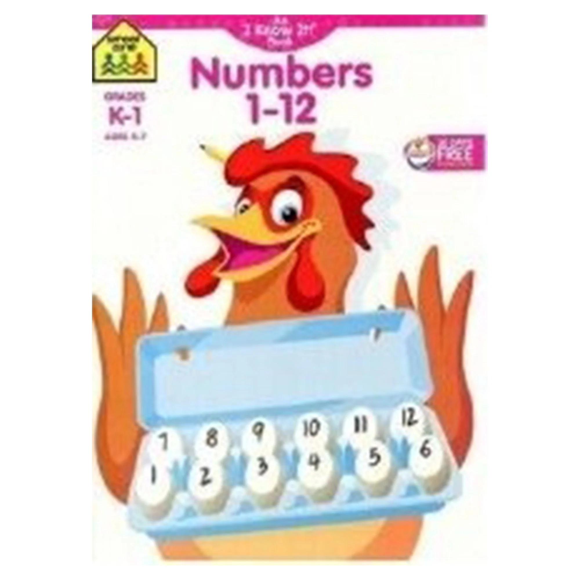 School Zone Kindergarten Workbook - Numbers 1-12 — Book