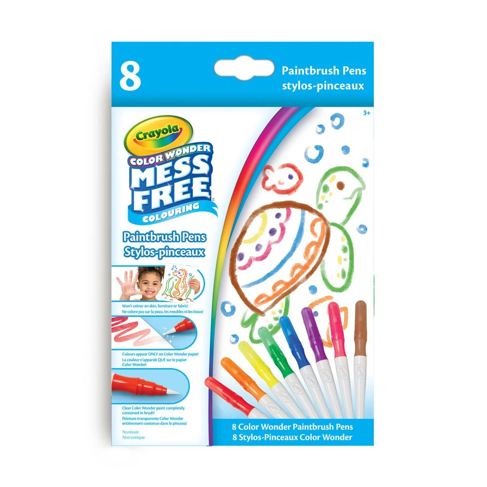 Crayola Color Wonder Mess-Free Paintbrush Pens — Art