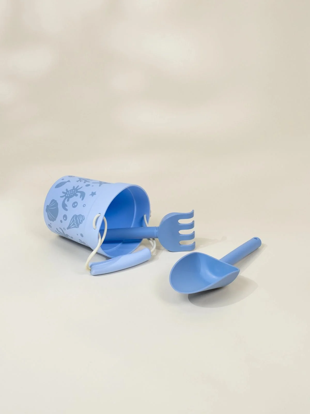 Coco Village Silicone Beach Bucket & Accessories (3 pcs) - Under the sea — Set - Image 2