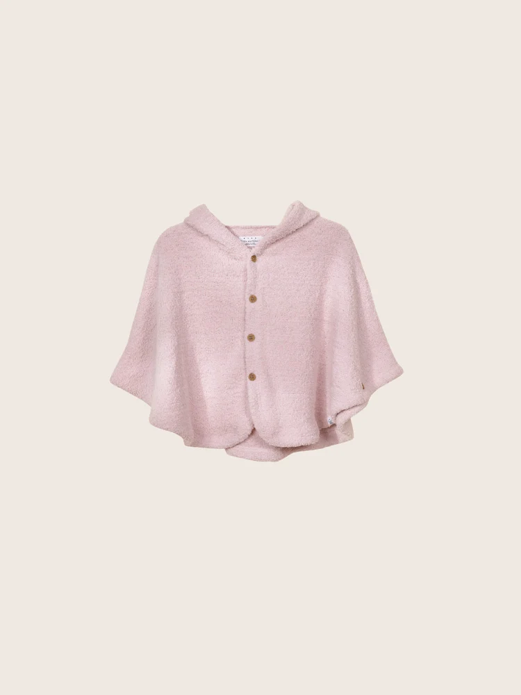 Rise Little Earthling Fleece Poncho - Pink / 0-6m