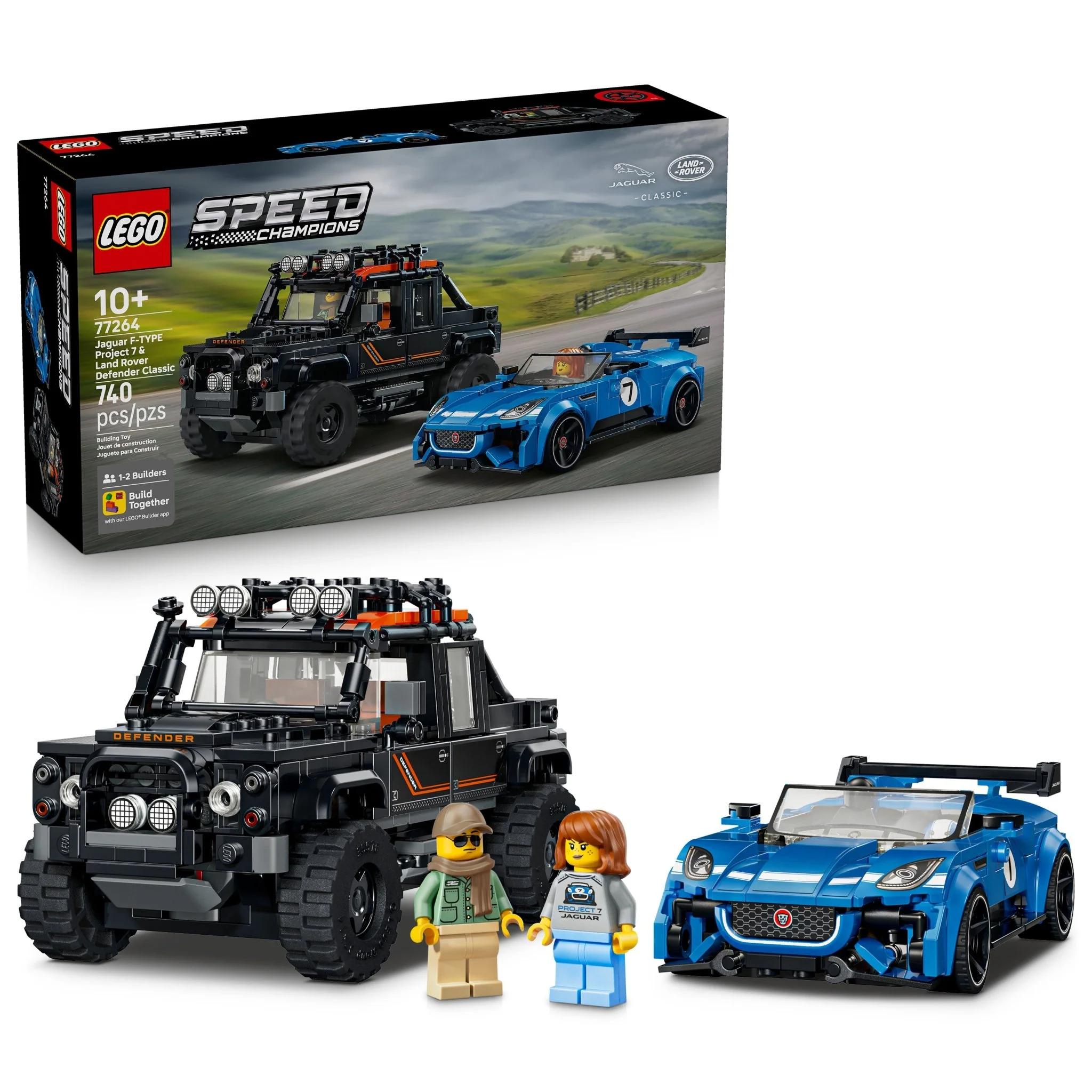 LEGO® Speed Champions Jaguar Project 7 & Land Rover Defender 77264 — Can