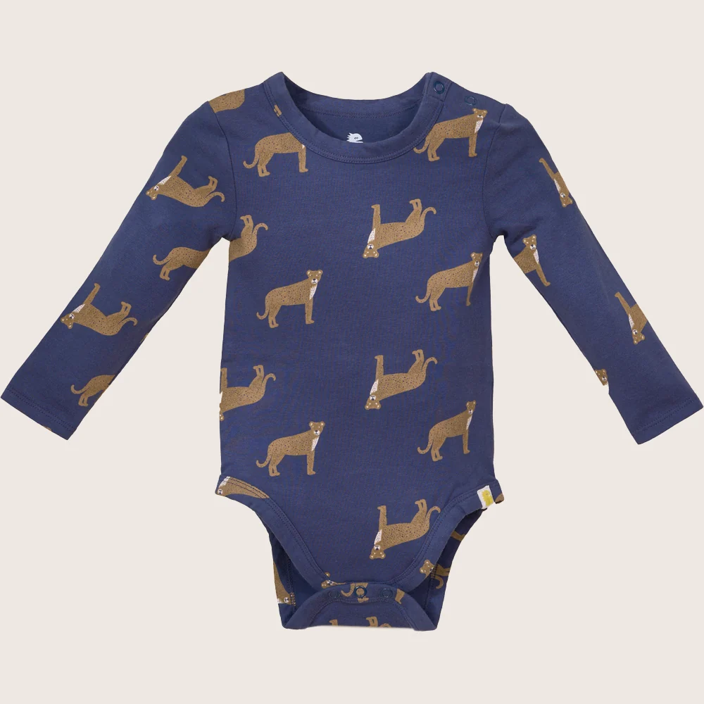 rise little earthling LS Graphic Bodysuit BUHON00 - Haute Red / 12-18m — Print - Image 17