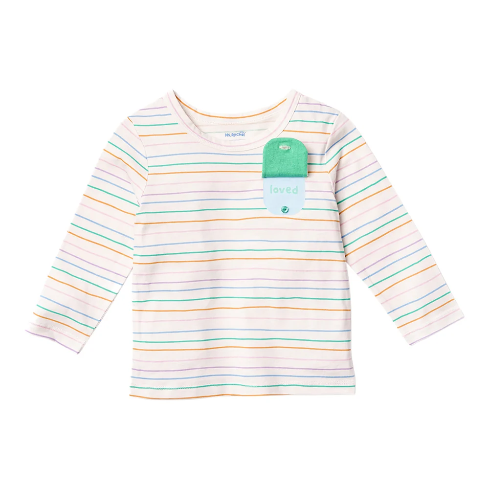 Ms.Rachel Long Sleeve Tees - Dark Blue / 2-3y — Shirt - Image 23