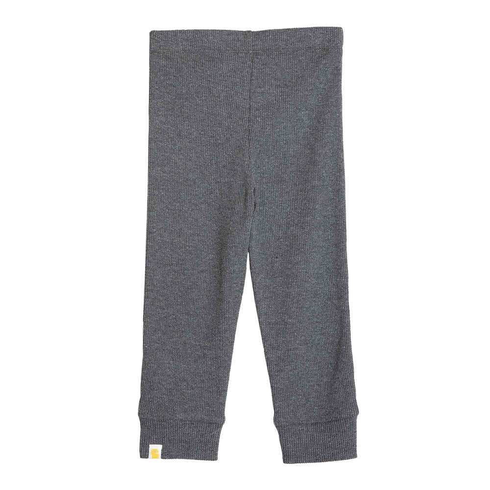 Rise Little Earthling Waffle Legging - Charcoal / 12-18m — Catalog Product - Image 4