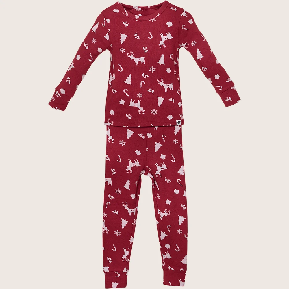 rise little earthling Holiday Sleep Set TGHSL00 - Grey Christmas Tree / 18-24m - Image 13