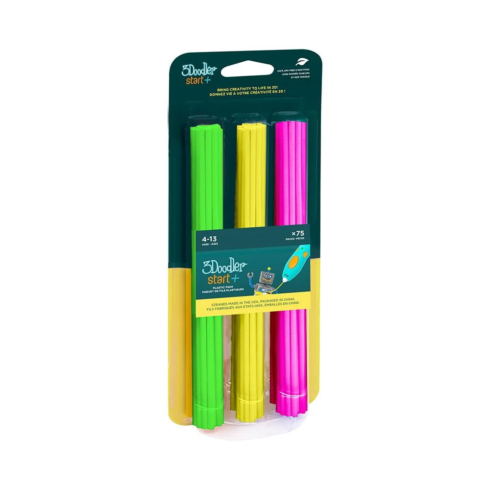 3Doodler Start+ Eco-Plastic Collection - Neon Glow — Art