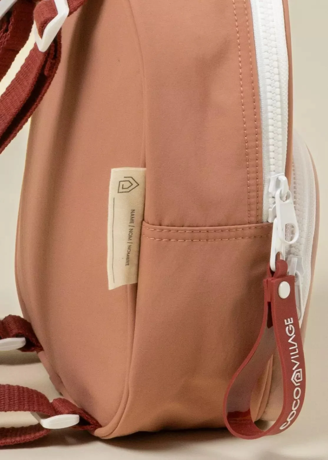 Coco Village Washable Nylon Small Backpack - Blushfield — Wash - Image 4