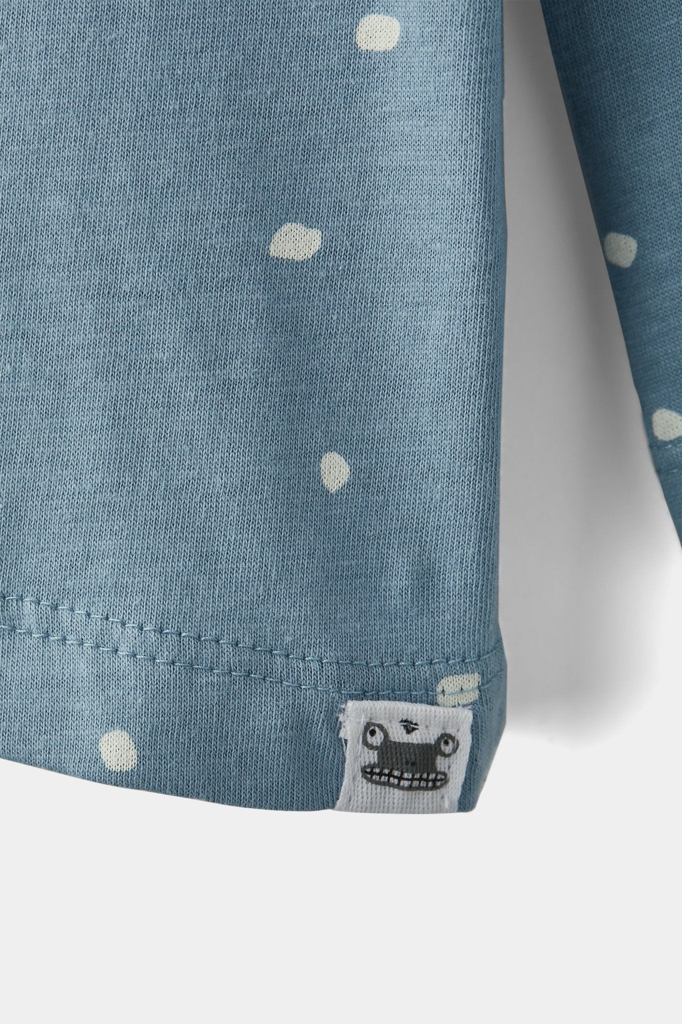 rise little earthling LS Crew Neck TGDKT00 - White Chantelle / 2-3y — Print - Image 3