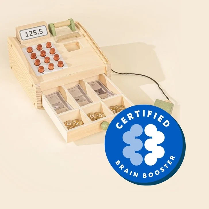 Coco Village Wooden Cash Register — Set
