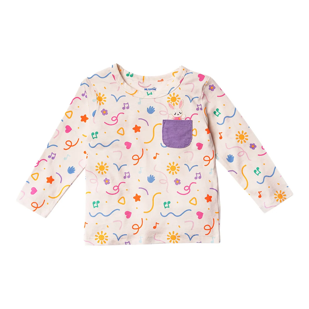 Ms.Rachel Long Sleeve Tees - Dark Blue / 2-3y — Shirt - Image 16
