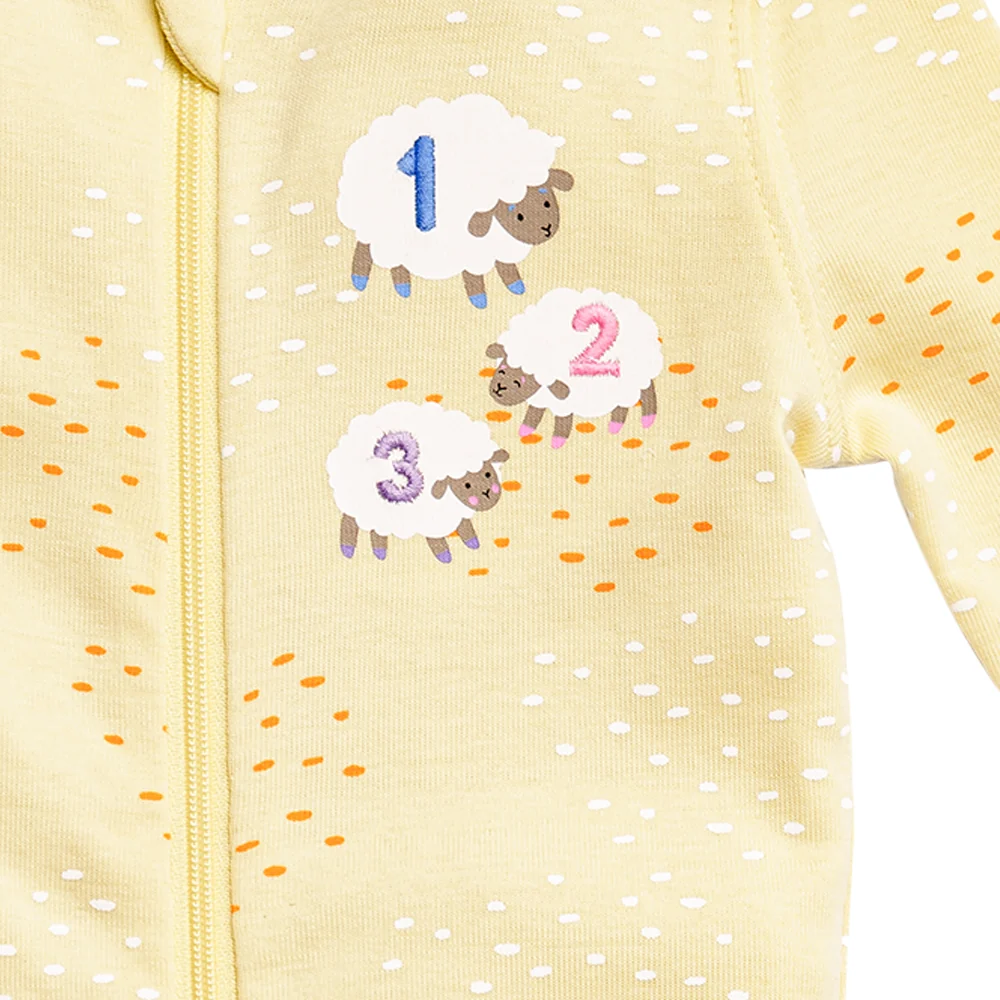 Ms.Rachel Sleeper MRF24SL01 - Blue Sheep / 12-18m — Diaper - Image 9