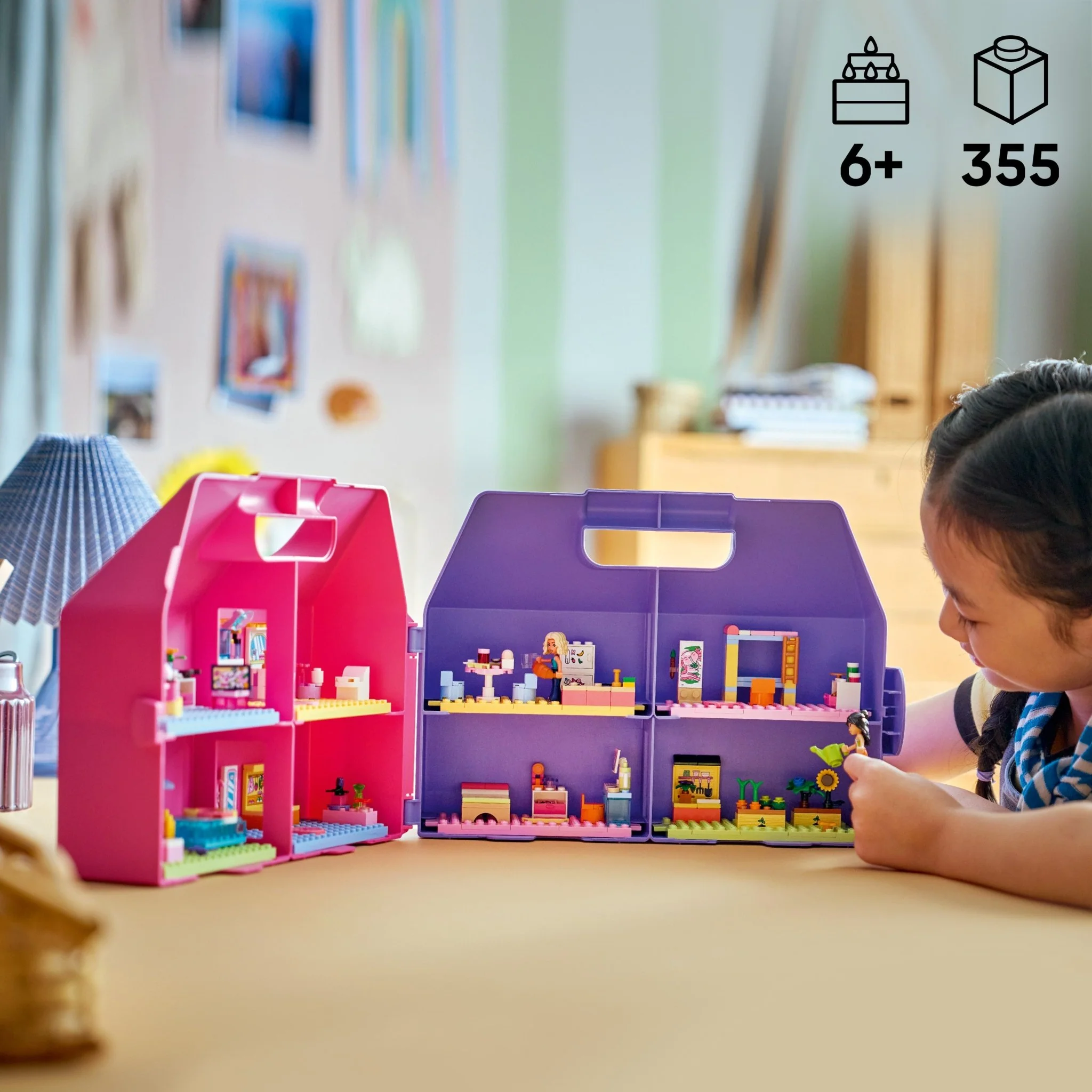 LEGO® Friends Creative Dollhouse Suitcase 42697 — Toy - Image 2