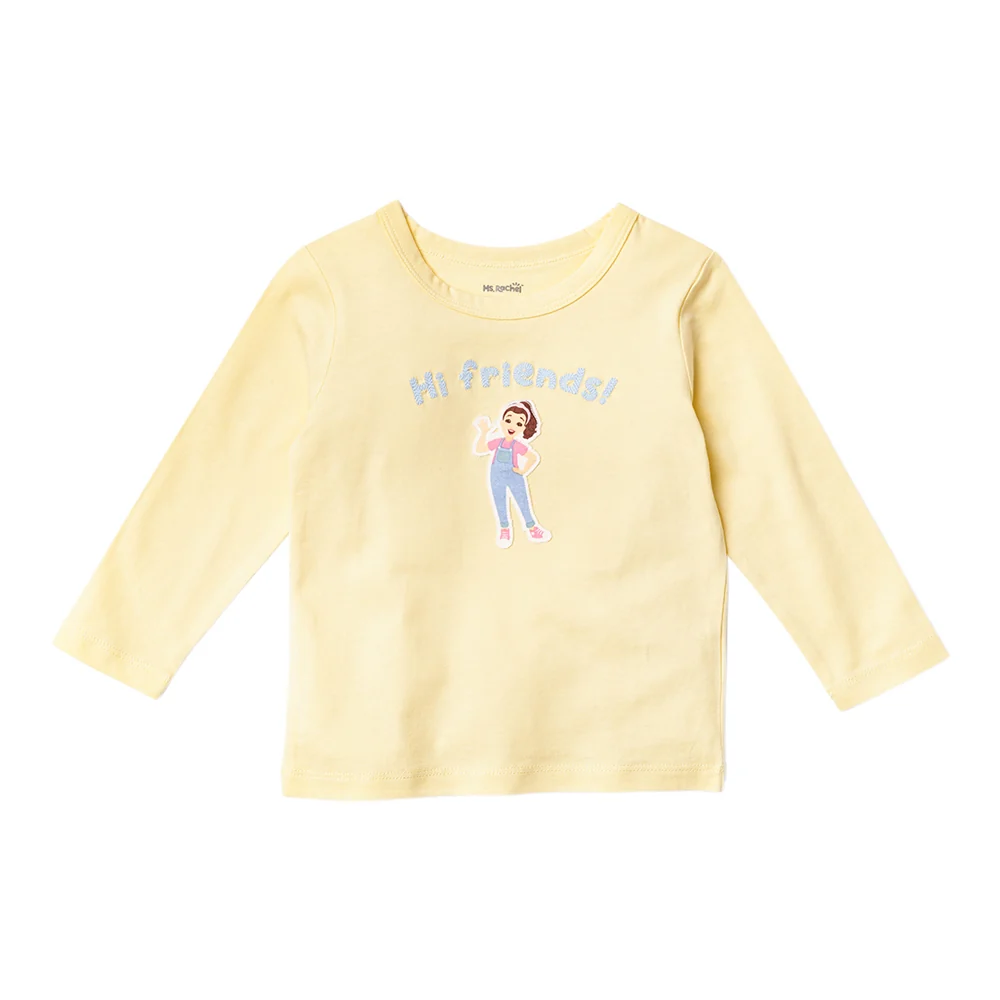 Ms.Rachel Long Sleeve Tees - Dark Blue / 2-3y — Shirt - Image 13