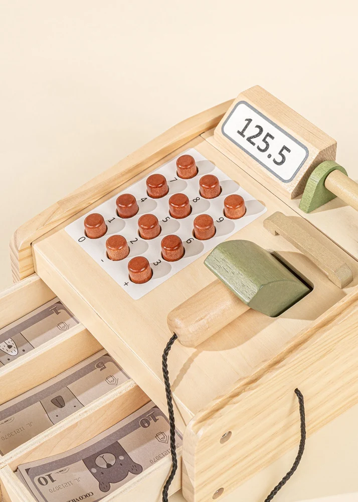 Coco Village Wooden Cash Register — Set - Image 20