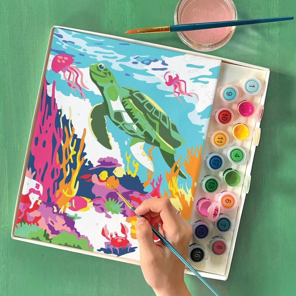Bright Stripes iHeartArt Paint By Numbers- Amazing Ocean — Art - Image 5