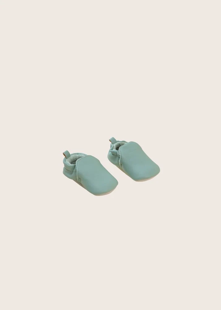 rise little earthling Slide Ons - Green / 0-3m — Catalog Product