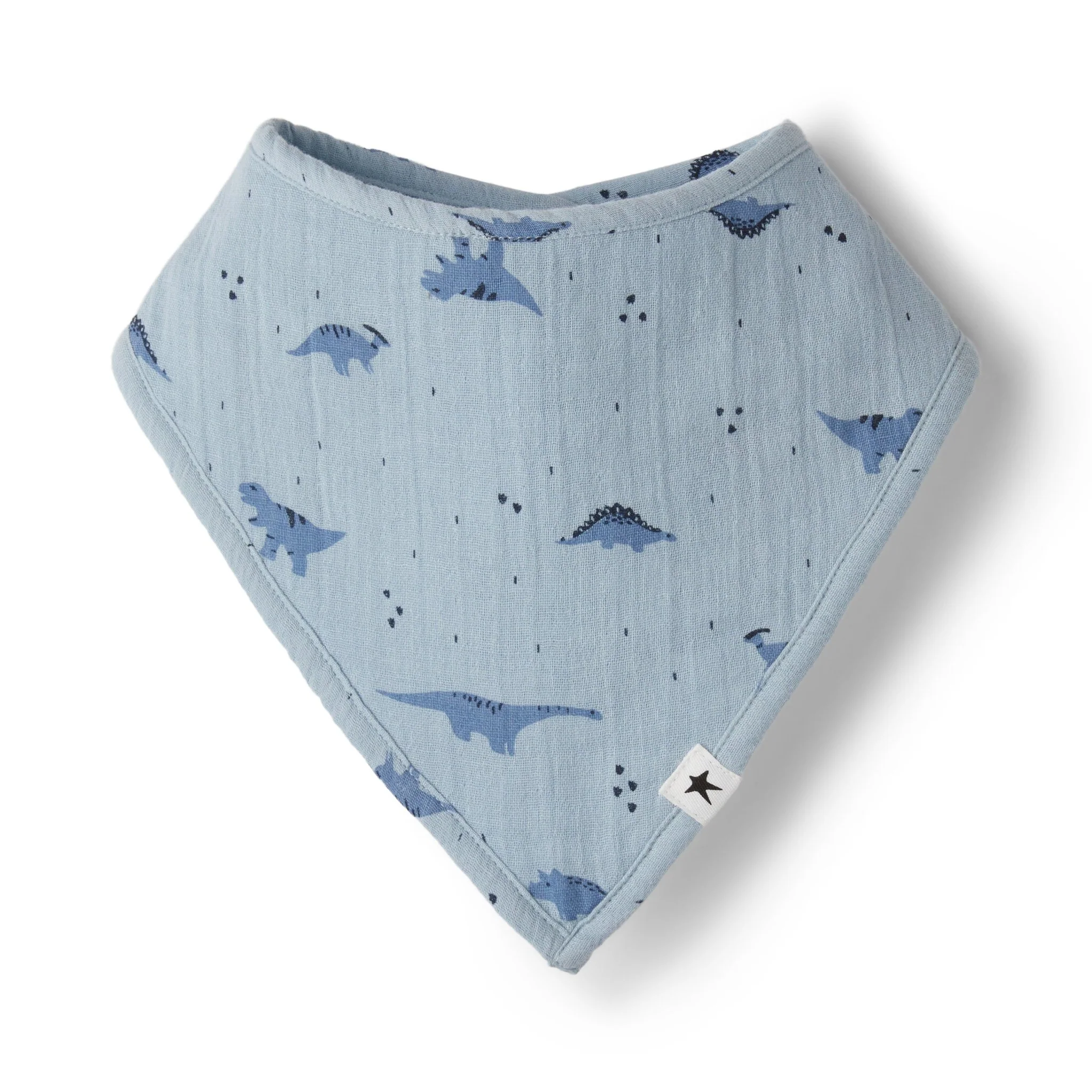 rise little earthling 3-Pack Gauze Bib - Blossom / OS - Image 4