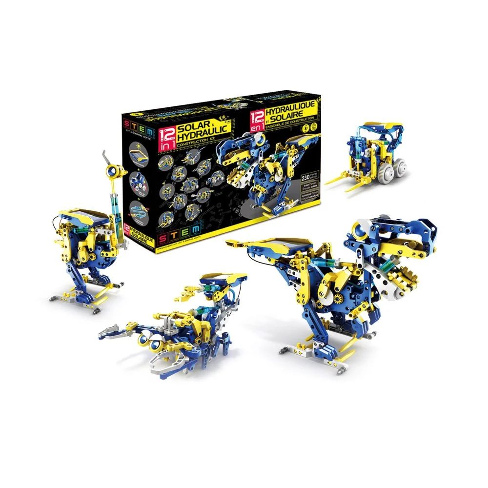 CIC Science 12-in-1 Solar & Hydraulic Construction Kit — Box