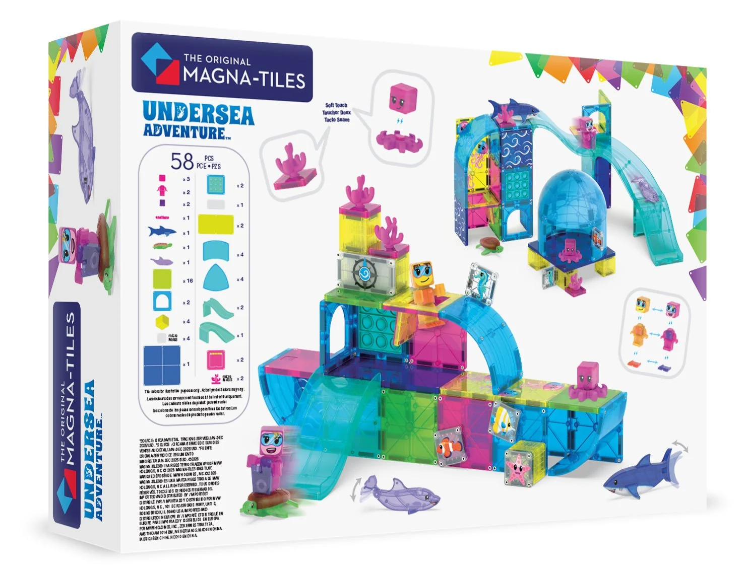 The Original MAGNA-TILES® Undersea Adventure 58-Piece — Set - Image 7