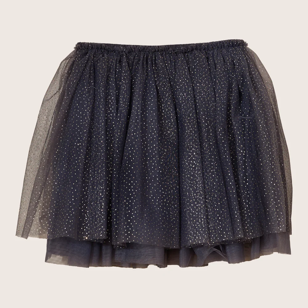 rise little earthling Tutu Skirt TGHSK03 - Charcoal / 2-3y — Print - Image 6